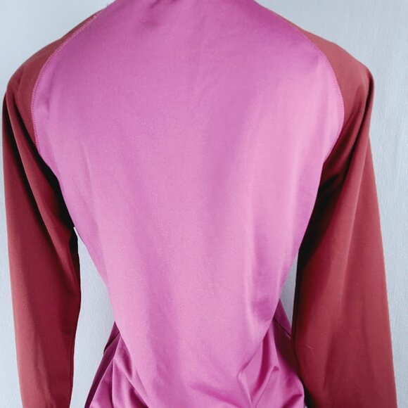 The North Face Women's Burgundy Pink Crew Neck Active Training T-Shirt Size L - Picture 6 of 11